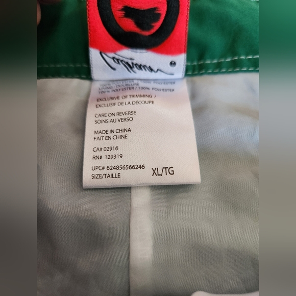 Saskatchewan Roughriders CFL Men's Green Shorts Size XL - Picture 8 of 13